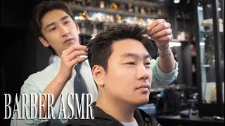 ASMR BARBER💈 24년 남자짧은머리 추천 숏가일 커트 amp 스타일링 방법 l Recommendations for short haircut for men [upl. by Lilak]