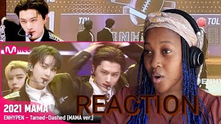 Enhypen TamedDashed 2021 MAMA ver Performance Reaction [upl. by Liam932]