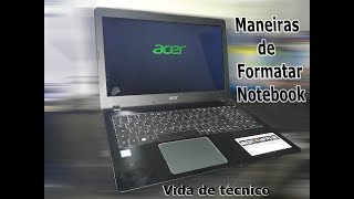 Como Formatar Notebook Acer [upl. by Peterec]