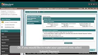 Maryland Unemployment Insurance BEACON Employer Wage Upload [upl. by Remat17]