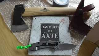 Gränsfors Bruks Wildlife Hatchet Wildmarksbeil Axt Beil Holz Werkzeug [upl. by Akemak]