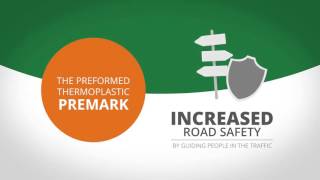 PREMARK preformed thermoplastic road markings from Geveko Markings [upl. by Afnin]