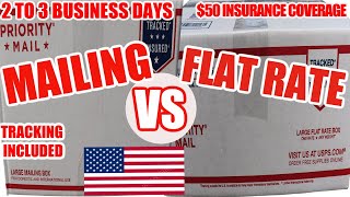 How  what are the Different Between PRIORITY MAILING  PRIORITY MAIL FLAT RATE USING POSTAL SERVICE [upl. by Gretal]