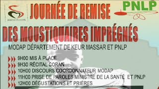 Journée de remise de moustiquaire imprégnée du MODAP département de Keur Massar et le MSAS [upl. by Ellehcan68]