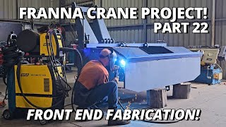 Front End FABRICATION amp NEW Cab Build Begins  Franna Crane Project  Part 22 [upl. by Otnas]