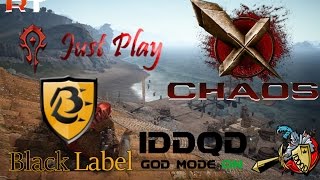 Black Desert TOP Guild Epic Battle Chaos vs Black Label vs JustPlay vs iddQd [upl. by Tezzil]