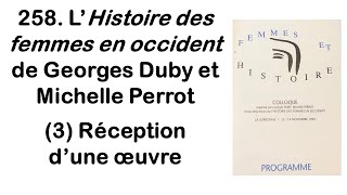 258 Réception dune oeuvre lHistoire des femmes en occident [upl. by Gosser]