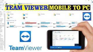 Teamviewer Mobile To PC [upl. by Cavanagh]