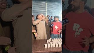 Banana Milk Shake Drinking Contest foodblogger funny mianbhai foodchallenge comedy food [upl. by Sivaj]