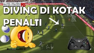 TRIK MELAKUKAN DIVING AGAR BISA MENDAPATKAN PENALTI JIKA BERUNTUNG  PES 2018 [upl. by Yuh]