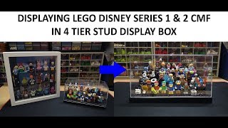 Displaying Lego Disney Series 1 and 2 CMF in 4 Tier Display Box [upl. by Fiel844]