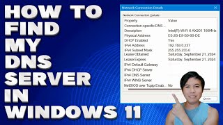 How To Find My DNS Server in Windows 1011 Computer Guide [upl. by Gaultiero798]