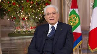 Messaggio di fine anno del Presidente della Repubblica Sergio Mattarella [upl. by Eustashe]