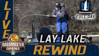 2020 Bassprocom Bassmaster OPENS LIVE LAY LAKE FINAL DAY [upl. by Airdnassac]