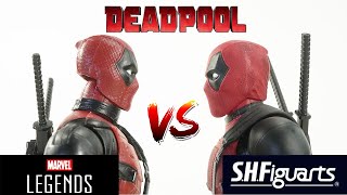 Marvel Legends vs SH Figuarts DEADPOOL 2 Action Figure Comparison [upl. by Nicolais]