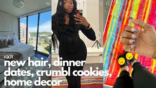 WEEKLY VLOG  DATE NIGHT HOME DECOR CRUMBL REVIEW  JASMINE DIOR [upl. by Cissie]