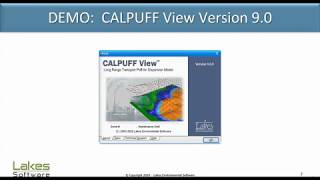 Lakes Environmental Software Webinar  CALPUFF View Version 90 Update  Live Demonstration [upl. by Yelloh]