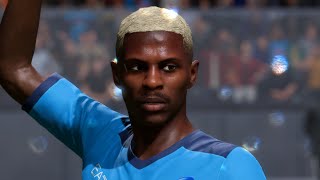 VICTOR OSIMHEN FACE FIFA 22 PRO CLUBS CLUBES PRO NAPOLI [upl. by Natsirhc]