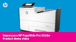 HP PageWide Pro 552dw  Product demo video [upl. by Eimaraj]