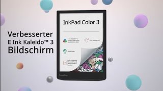 PocketBook InkPad Color 3 Dein farbiges EReadingAbenteuer mit neuestem EInkFarbdisplay [upl. by Gretel]