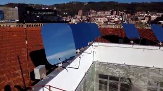 Funcionamiento automático del Sistema de Iluminación con Heliostatos de SOLAR MEMS [upl. by Nizam]