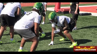 2024 Polynesian Bowl USC signees day two practice highlights [upl. by Narod299]