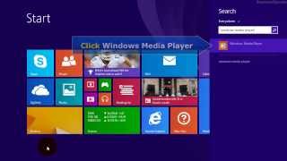 Windows 81  Two ways to open Windows Media Player [upl. by Silloh]