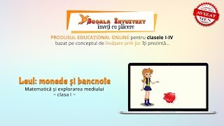 Leul monede și bancnote Matematică și explorarea mediului  clasa I [upl. by Vtehsta]