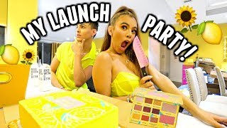 GRWM ADELAINE X TARTE LAUNCH PARTY🍋Yellow Everything [upl. by Seigler]