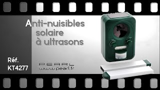 REPULSIF à ULTRASON  Chien Chat Rongeurs Oiseaux et Gibier  alimentation SOLAIRE  PEARLTVFR [upl. by Zil]