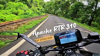 InDepth TVS Apache RTR 310 Raw Ride  Testing Bike Handling and Top Speed after First Service [upl. by Adamik901]