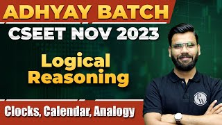 Clocks amp Calendar  Logical Reasoning For CSEET  CSEET Nov 2023 [upl. by Jeggar]