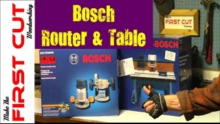 Bosch 1617EVSPK amp RA1181 [upl. by Aydan]