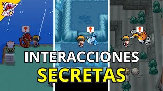 Interacciones SECRETAS de tus Pokémon en Oro HeartGold y Plata SoulSilver [upl. by Herzen]