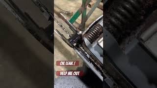 Chainsaw Has an Oil Leak chainsawrepair [upl. by Ayotl]