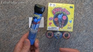 Kidsmania Laser Pop Projector Candy Lollipop Review [upl. by Kitarp]