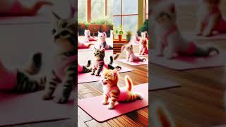 quotCute Cats Doing Yoga 🐱🧘‍♀️ The Purrfect Stretch 🐾quot [upl. by Amis]