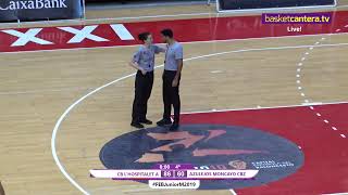 U18M  CB L’HOSPITALET vs B ZARAGOZA AMONCAYO  Cpto España Zaragoza 2019 [upl. by Eerahs]