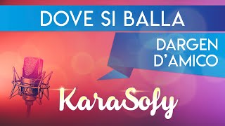 Dove si balla KARAOKE  Dargen DAmico karaoke Sanremo 2022 [upl. by Arden]