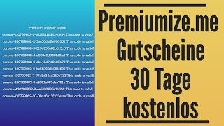 Premiumizeme Gutschein 10 x 30 Tage Premium kostenlos [upl. by Krys359]