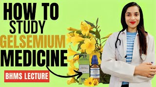 Gelsemium medicine BHMS lecture video  Gelsemium homeopathic medicine lecture  Johari BHMS [upl. by Nyletac454]