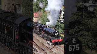 4953 Pitchford Hall blasts out of Goathland  NYMR gala 2024 greatbritishrailways shorts train [upl. by Bobbi]