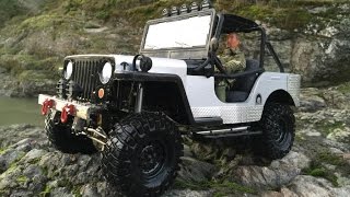 Gmade Sawback  Axial Jeep Wrangler G6 River Crawl amp Trail [upl. by Sekyere721]