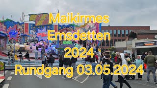 Rundgang Maikirmes Emsdetten 2024 [upl. by Ednutey]