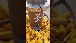 Corn machine threshing process [upl. by Nireil904]