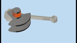 Crank connecting rod mechanism animation [upl. by Enegue]