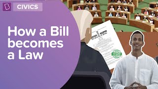 How A Bill Becomes A Law  Class 8  Civics  Learn With BYJUS [upl. by Dunseath]