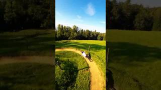 I Went Downhill Mountain Biking with an FPV Drone [upl. by Prosper262]