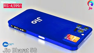 Jio Bharat 5G First Look200MP CameraDimensity 82006000mAh BatteryJio Bharat 5G jio [upl. by Sile]