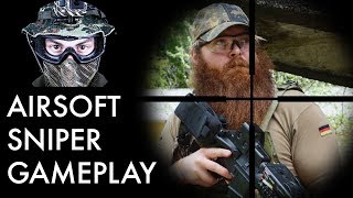 Airsoft Sniper Gameplay  Scopecam  Novritsch SSG24 [upl. by Raffo]